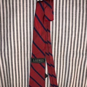 Striped Ralph Lauren tie